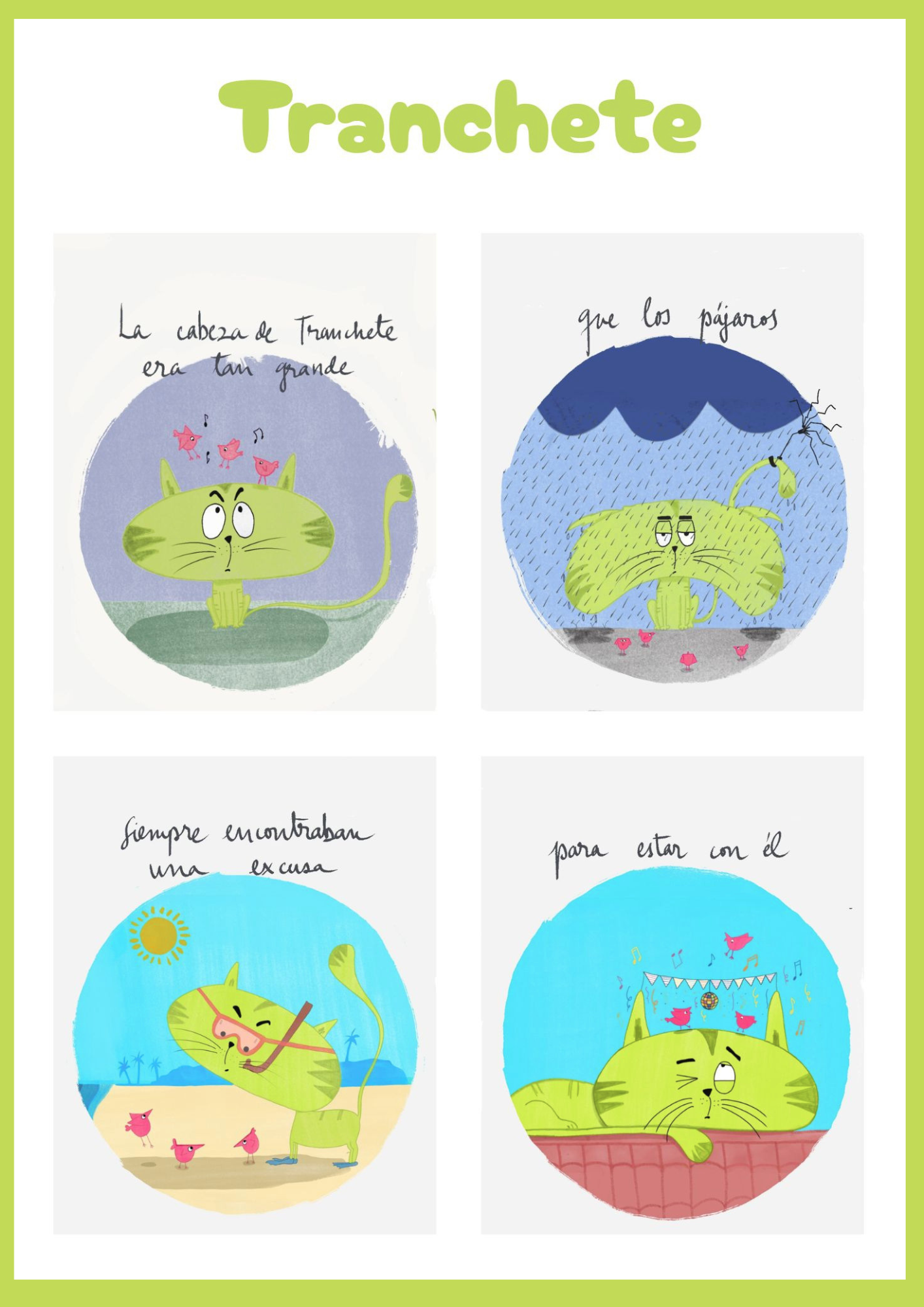 Ilustración original del portfolio de ilustración de Olvido GP.